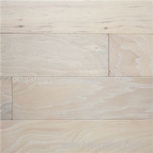 2 Layer Hickory Flooring Brushed Handscraped