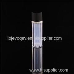 RISE ISO9001 Sale Well Double Wall Square Acrylic Airless Bottle With Black Cap 15ml 30ml 50ml