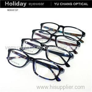 Color Temple Acetate Eyewear China Fashion Oval Shape Optical Frames