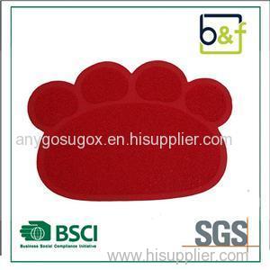 Cold-Resistant Newest Stylish Soft Red Claw Design For Pet Mat