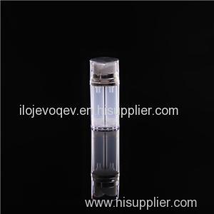 RISE ISO9001 10ml 20ml 30ml Nice Fashion Double-barelled Airless Containers Cosmetics With Electroplating Accepted