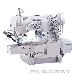 TK-6601 Direct Drive Top Feed Cylinder Bed Interlock Machine With Pneumatic Thread Cutter