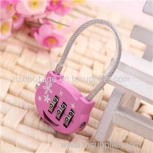 CH-011 Piggy Shape Combination Security Number Lock With Wire
