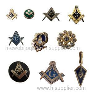 Freemasonry Square And Compass Pin Badge