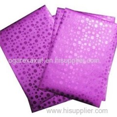Embossed Custom Paper Laminated Aluminum Foil Uses Candy Packaging In Square