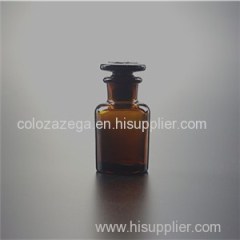Reagent Bottle Clear Glass Wide Mouth With Ground In Glass Or Plastic Stopper