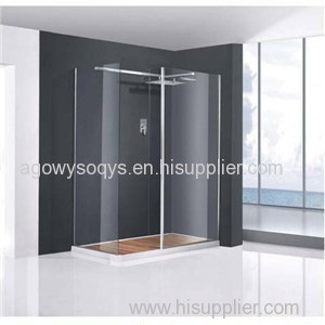 Manufacturers Supply Hardware Waterproof Bathroom Custom Dimensions Wall Sliding Aluminium Partition