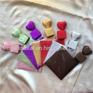 Square Sheet Rose Chocolate Packaging Foils Food Grade Paper In 9x9(3.5x3.5 In)