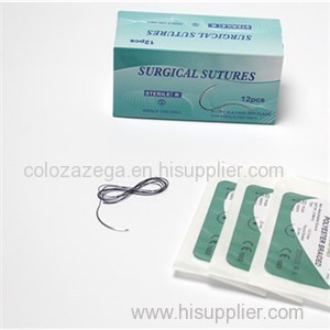 Polyester Surgical Suture Thread With Needles