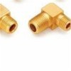 CNC Brass Parts Pipe Fittings Nipple Elbow Custom High Precision