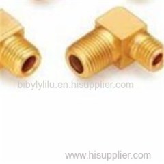 CNC Brass Parts Pipe Fittings Nipple Elbow Custom High Precision