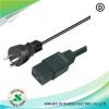 Denmark Plug To IEC 60320 C19 Power Cord
