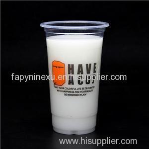 Clear Disposable Plastic Tea Cup Diameter 95mm
