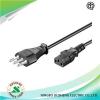 Italy CEI 23-16 3 Pin Plug To IEC 60320 C13 Power Cord Desktop