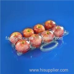 Apple Sales Transparent Packaging Box With Handle