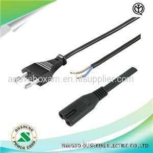 Italy CEI 23-16 2 Pin Plug To IEC 60320 C7 Power Cord Notebook