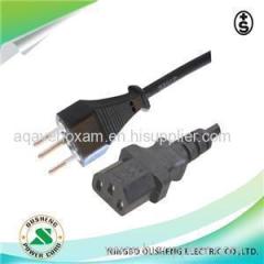 Switzerland 3 Pin Plug To IEC 60320 C13 Power Cord OS09/ST3