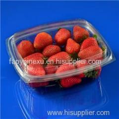 500g Transparent PET Strawberry Grape Fruit Box With Lid