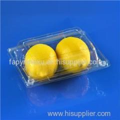 Disposable Clamshell Plastic 2pcs Kiwi Fruit Packaging