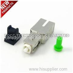 SC APC Single-mode Fixed Fiber Optic Attenuators Male-Female 1~25dB