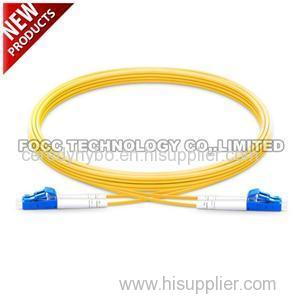 LC UPC to LC UPC Duplex 3.0mm or 2.0mm PVC or LSZH Jacket 9/125 Single Mode Fiber Patch Cable