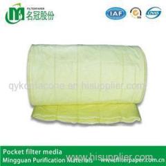 PP Spunbond Nonwoven Fabric PP Melt Blown F9 Dust Filter Bag