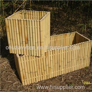 Handmade Bamboo Garden Flower Pot For Home Decoration