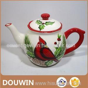 Ceramic Custom Seasonal Teapot For Promotion