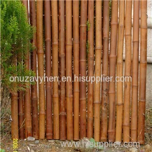 Carbonized Decorative Bamboo Fence With Light Color For Home And Garden Decoration
