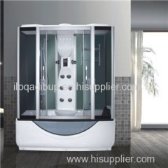 Wholesale steam shower room with bamboo seat computerized shower room sitting deep tray steam shower room