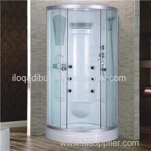 curve shape ABS material low tray sliding doors tempered glass shower cabin 90x90