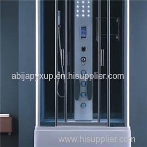 Square Steam Shower Cubicles With Hydro-massage Jets High Shower Tray