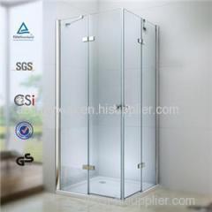 Frameless Hinged Shower Enclosures With Tray