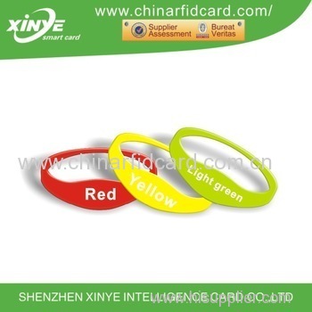 13.56mhz silicone rfid wristband