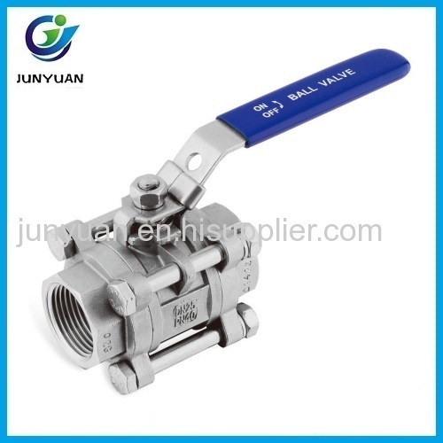 3PC F/F STAINLESS STEEL BALL VALVE