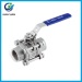 3PC F/F REDUCED PORT STAINLESS STEEL BALL VALVE