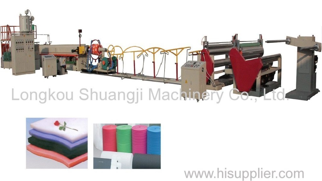 What is description of our CNC Shape Cutting epe foam film extruder machine ?