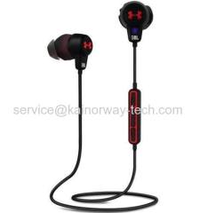 Wholesale JBL UA Sport Black Under Wireless Bluetooth Armour UAJBLWIRELESSB In-Ear Headphones For Athletes