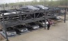 Automated three-storey lift-sliding car parking garage