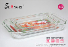 rectangle glass Baking dish