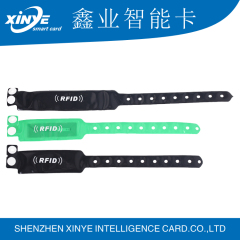 One time use rfid silicone bracelet wristband for concert/ticket/festival