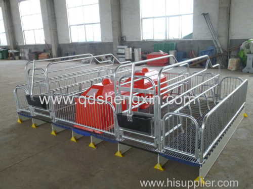 Double Farrowing Crate for pig farms