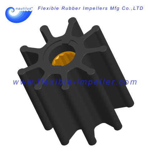 Raw Water Pump Flexible Rubber Impeller Replace Jabsco Impeller 6760-0001