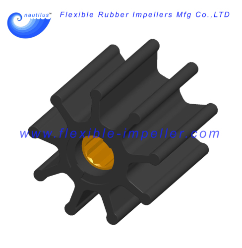 Raw Water Pump Flexible Rubber Impeller Replace Jabsco Impeller 6760-0001