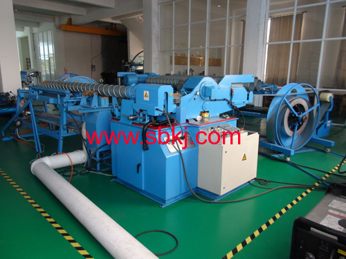 spiral wound ducting machine