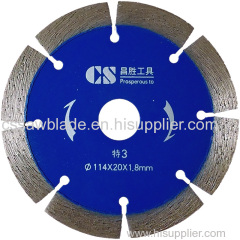 Hot pressed sintered General purpose dry cut diamond saw blade