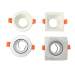 New tooling square spot light downlight MR16 plastic body fixed