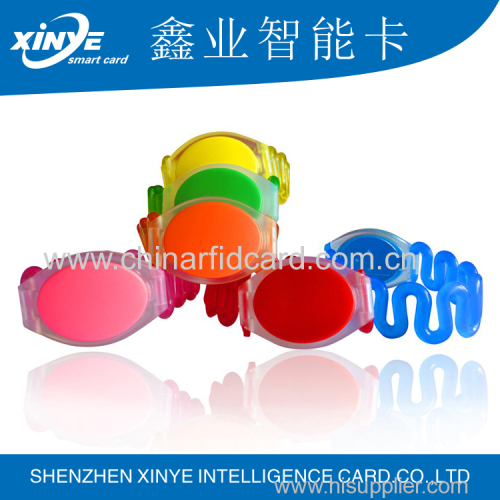 Swimming Pool RFID Silicone Wrist Band Tag