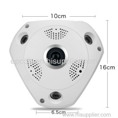 Wifi 360 VR dome IP camera 2 megapixel 1.44mm lens 360 wide angle