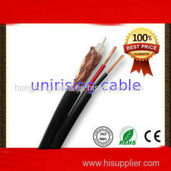 Professional Siamese 75ohm RG59 Power cable coaxial cable